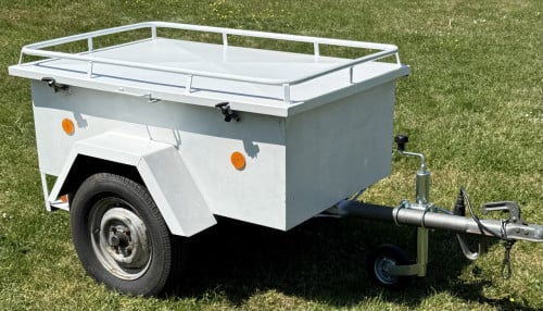 Bagage aanhangwagen “type Gookar” Geheel van staal