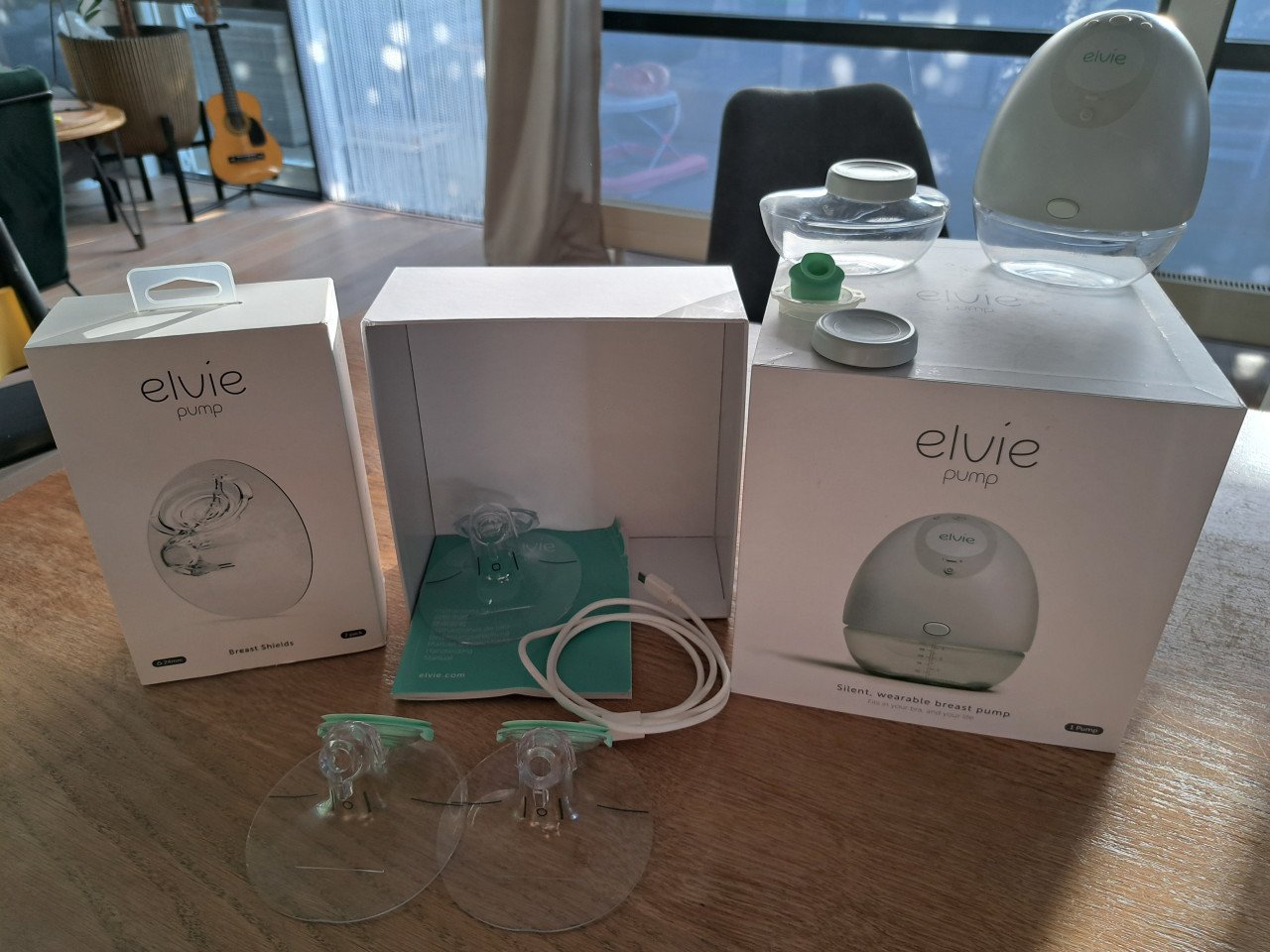 Elvie complete set (enkele) borstkolf