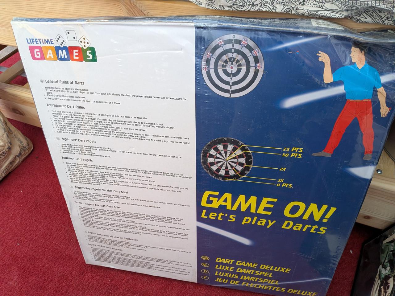 Dartbord nieuw in plastic