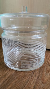 Glazen voorraadpot