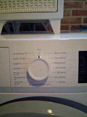 Fonkel nieuwe wasmachine