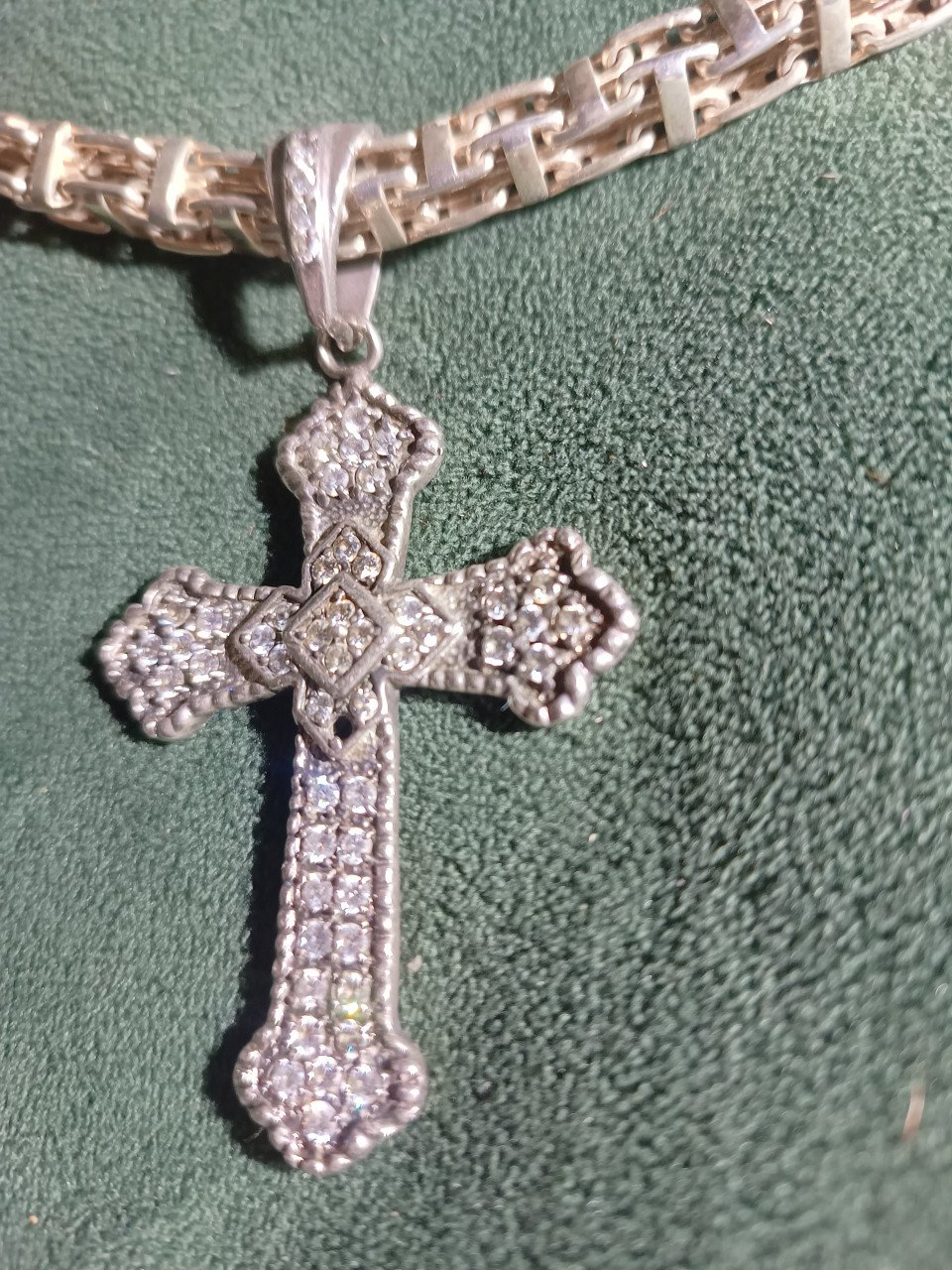 925 sterling zilveren Magnum ketting bijna 1cm breed