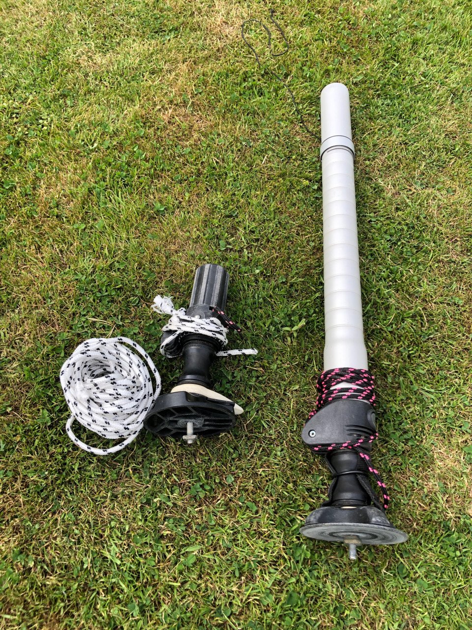 Mooie windsurf set compleet, 2 zeilen.