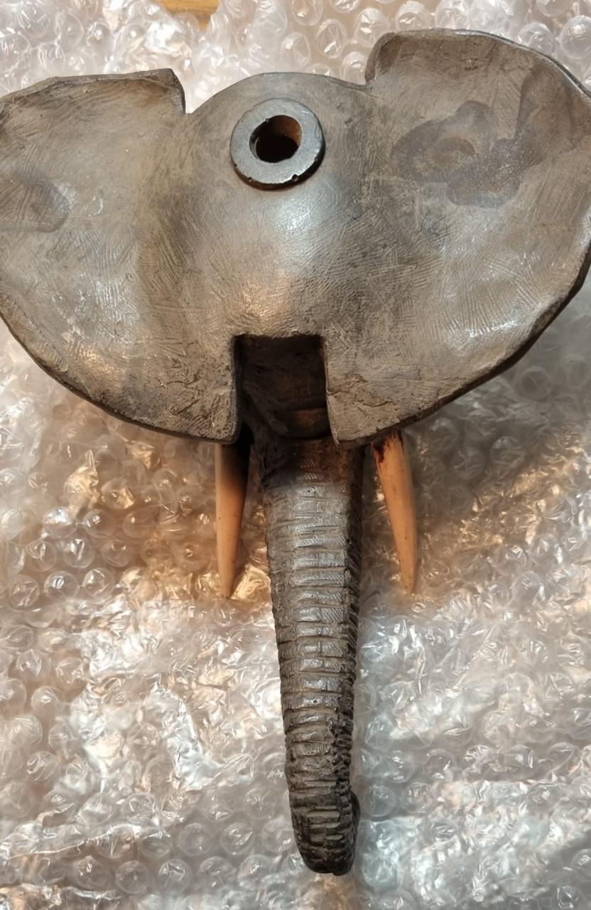 MOOIE OLIFANTENHOOFD (wanddecoratie)