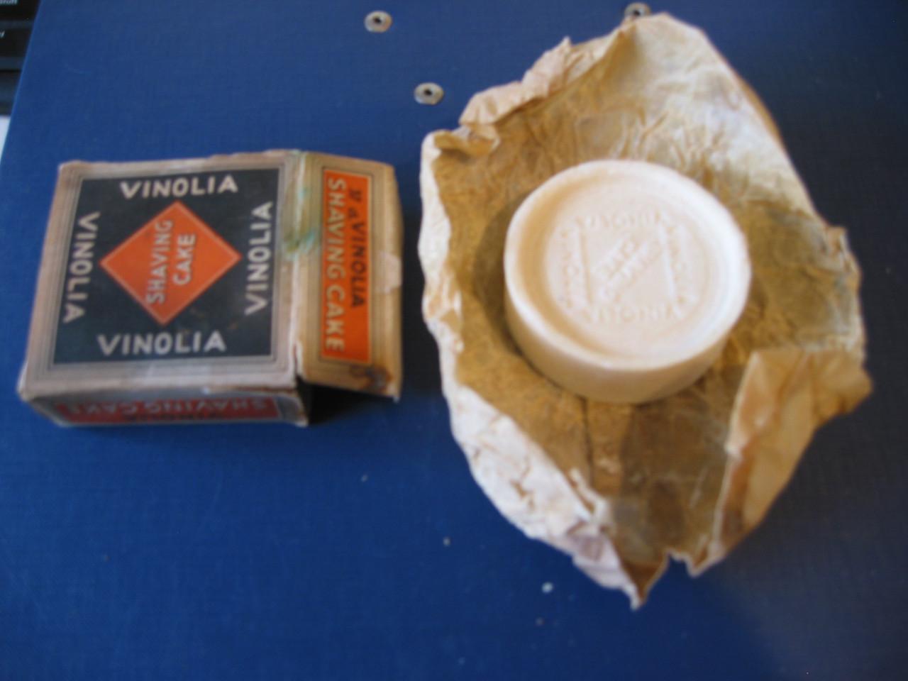 Vinolia shaving cake