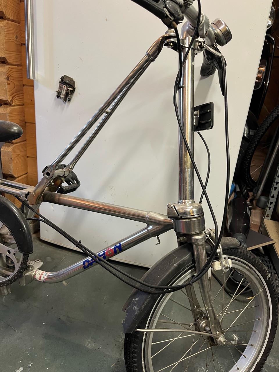 RVS vouwfiets opknapper