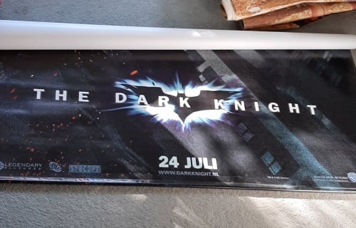 Originele filmbanner the dark knight