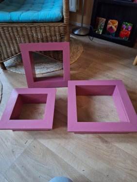 3 x wanddecoratie
