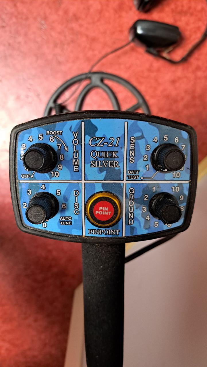 Fisher onderwater metaaldetector CZ-21