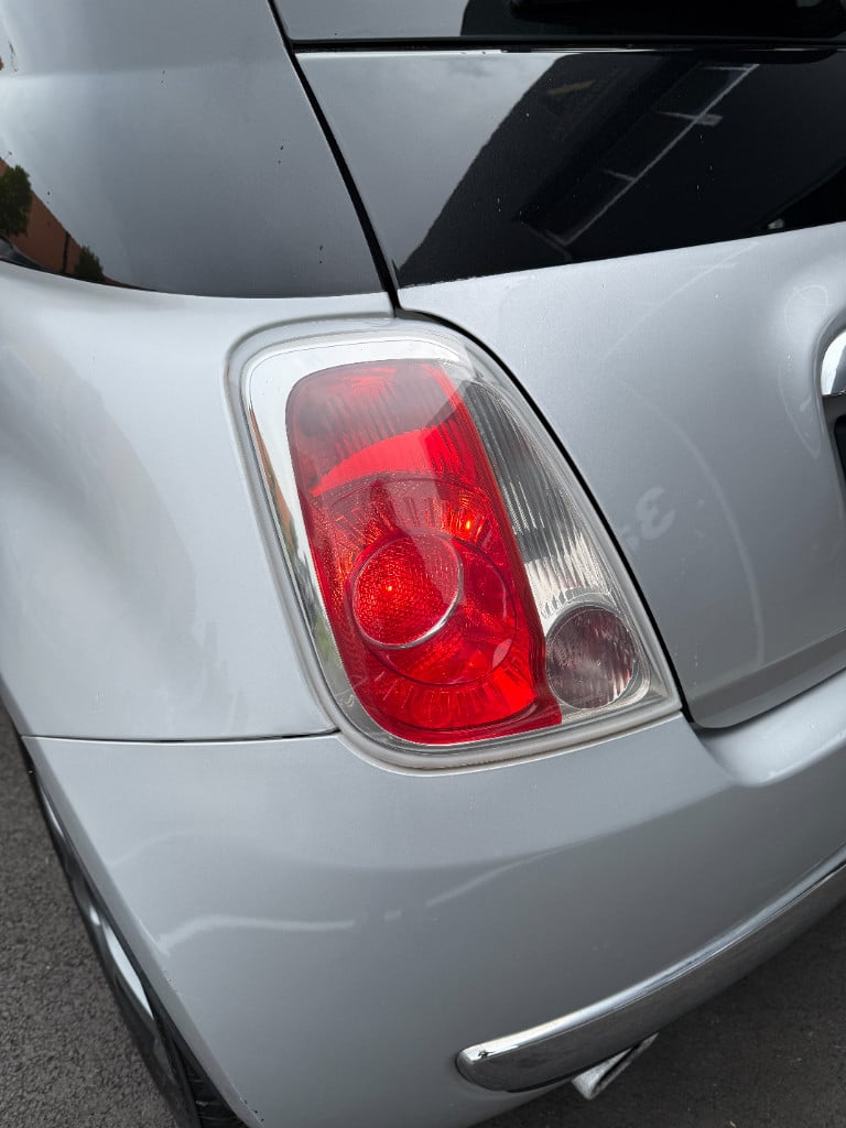 Fiat 500 1.2 - rosa - glazen dak