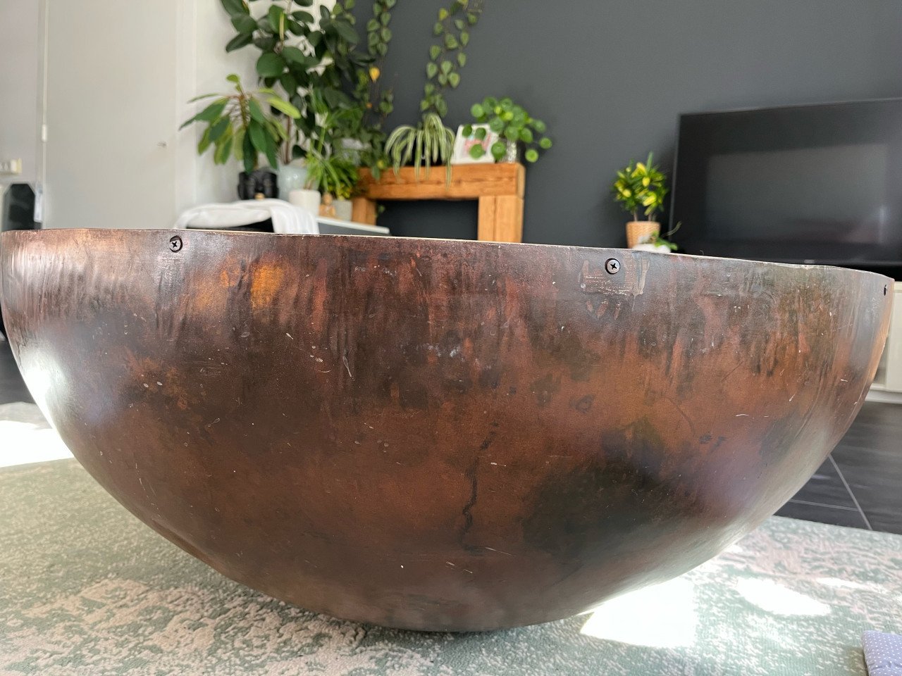 Industriële salontafel - rond - 90cm