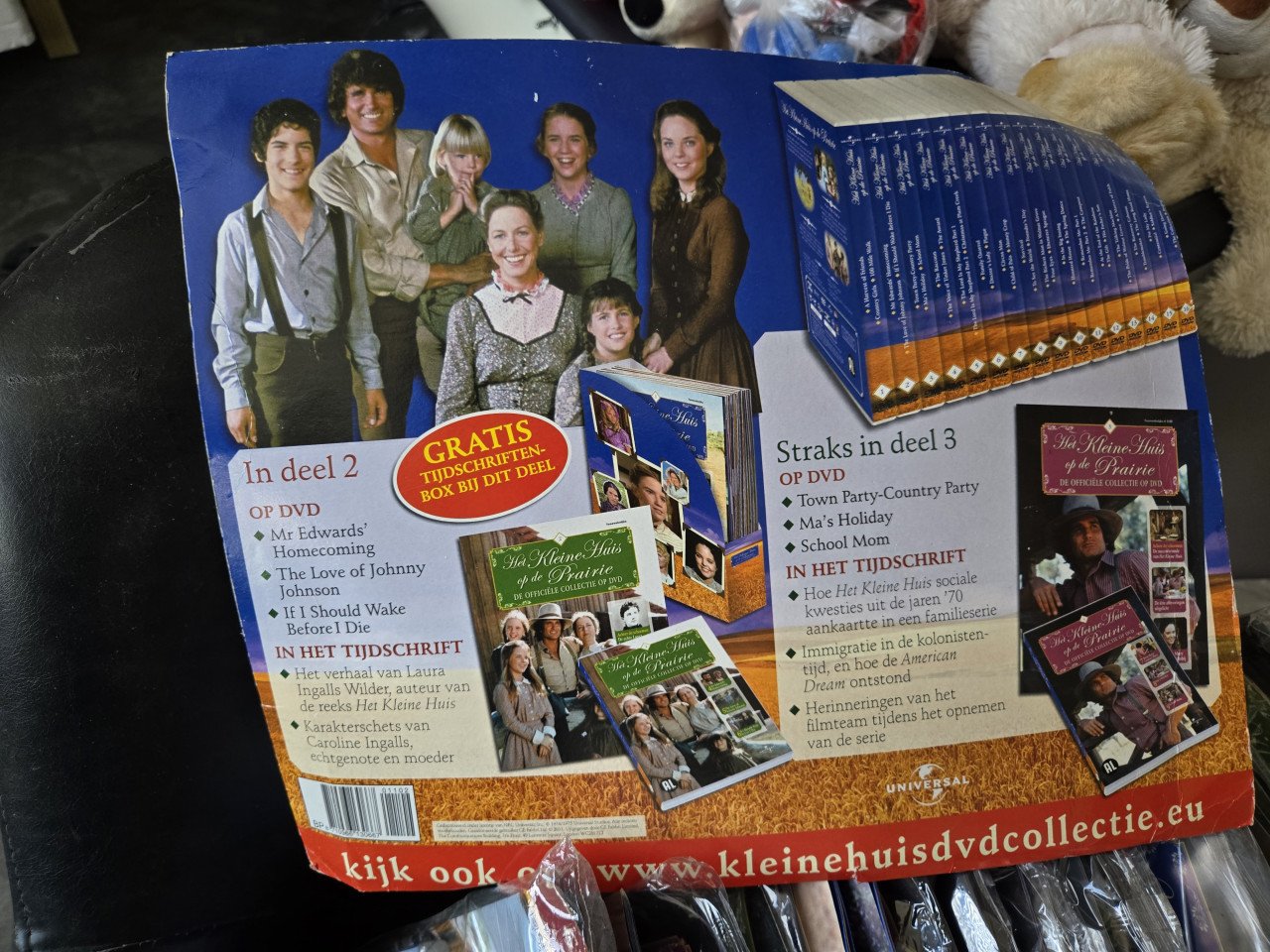 Dvd set van het “kleine huis” de serie. 23 dvd’s inclusief boekjes