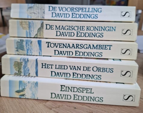 De Kronieken van Belgarion, complete serie 1 t/m 5. Door David Eddings