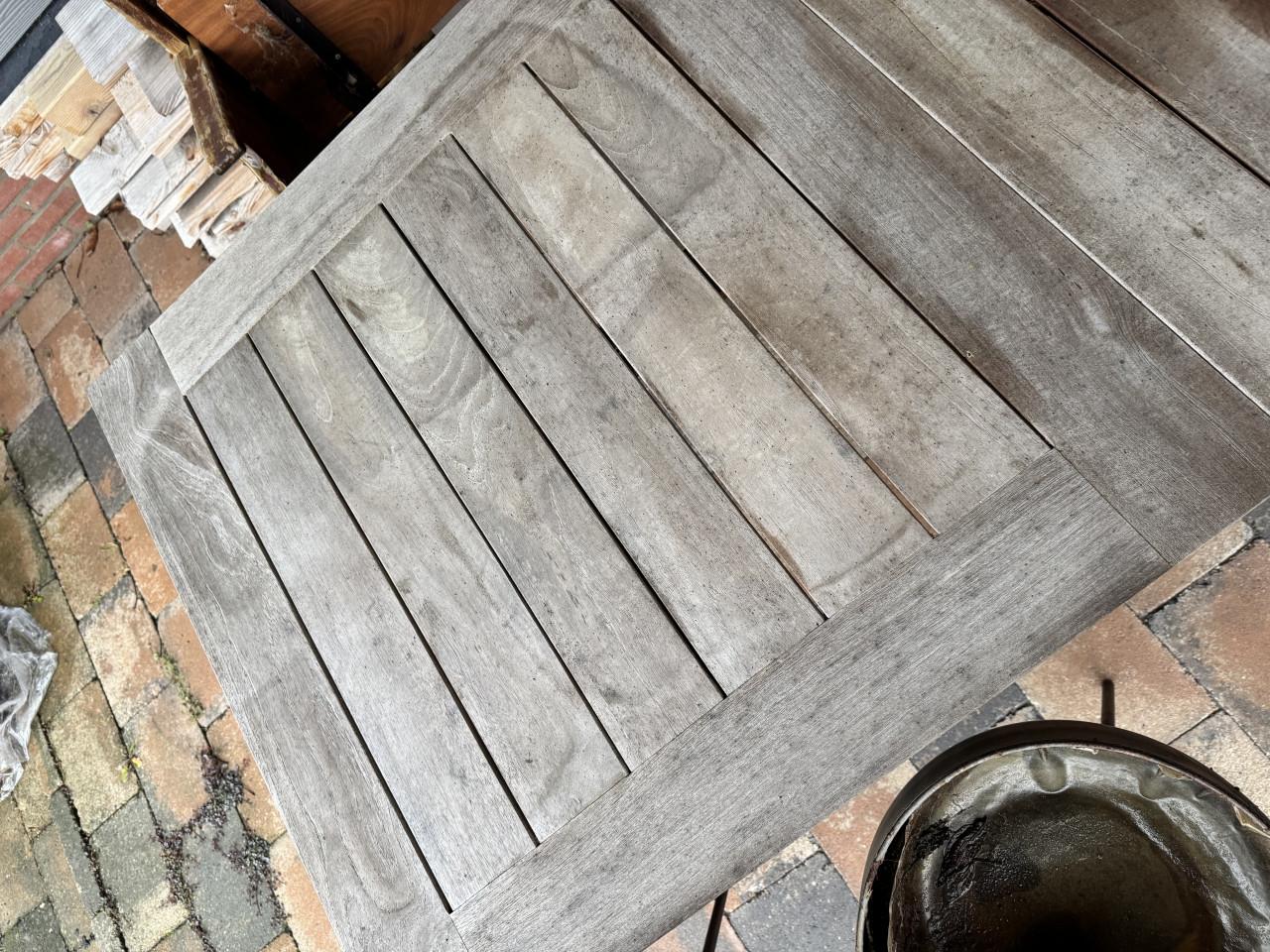 Tuintafel Teak extra lang