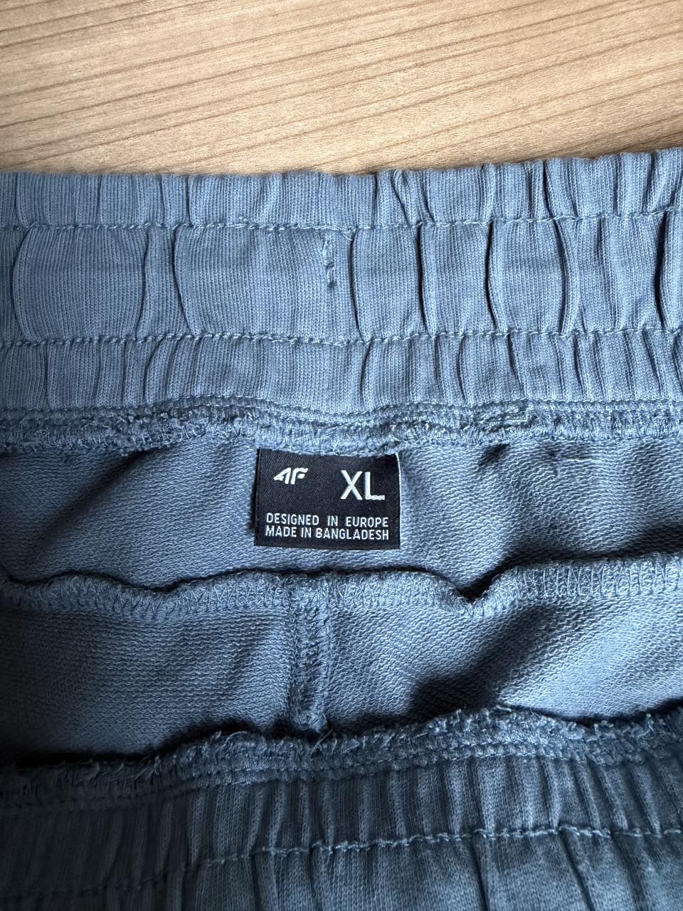 4F heren trainingsbroek XL ijsblauw