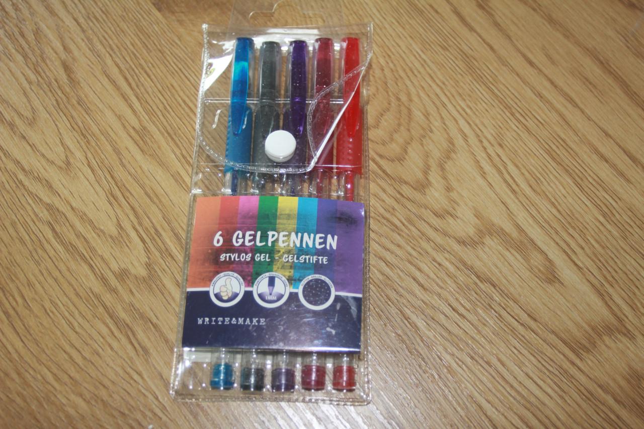 6 gelpennen