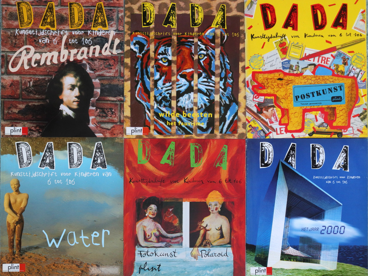 Jaargangen DADA kinder kunsttijdschrift