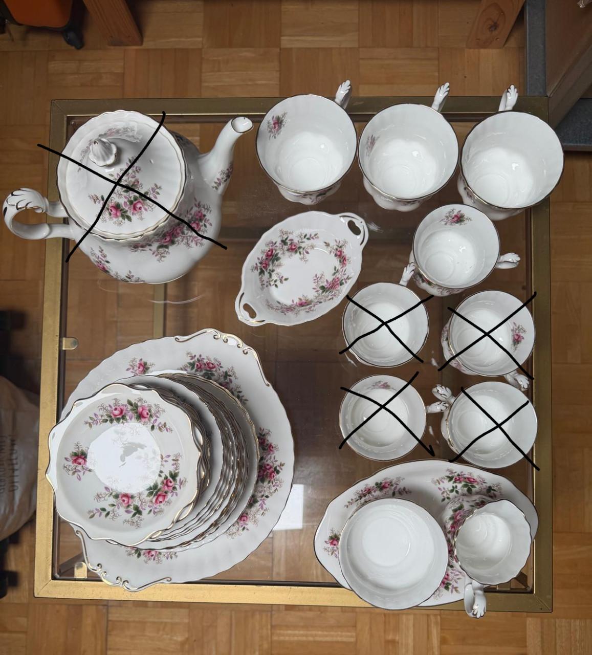 Royal Albert Servies, Lavender Rose