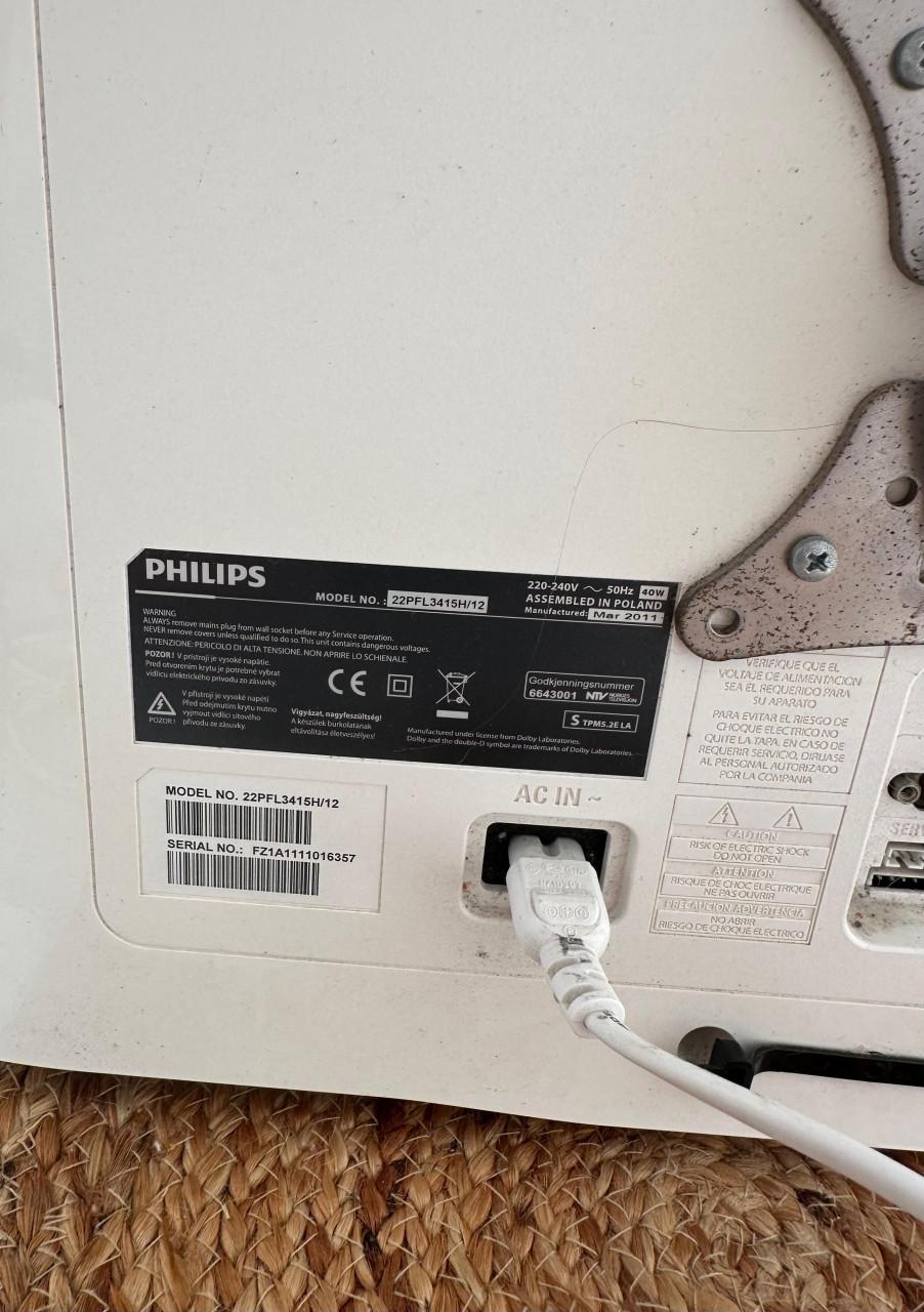 Philips tv incl. beugel!