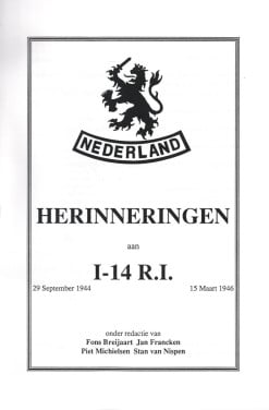 Herinneringen aan I-14 RI  (1944-1946)