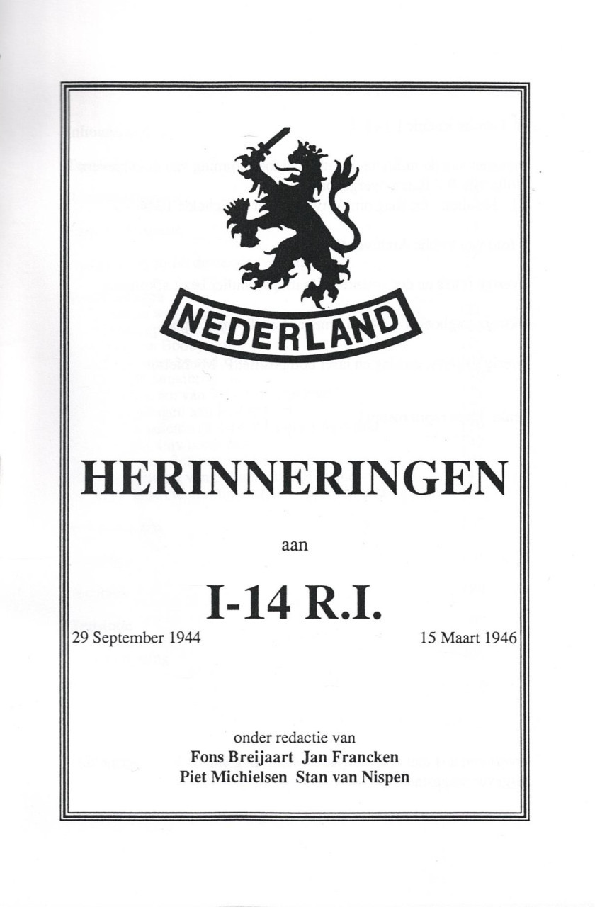 Herinneringen aan I-14 RI  (1944-1946)