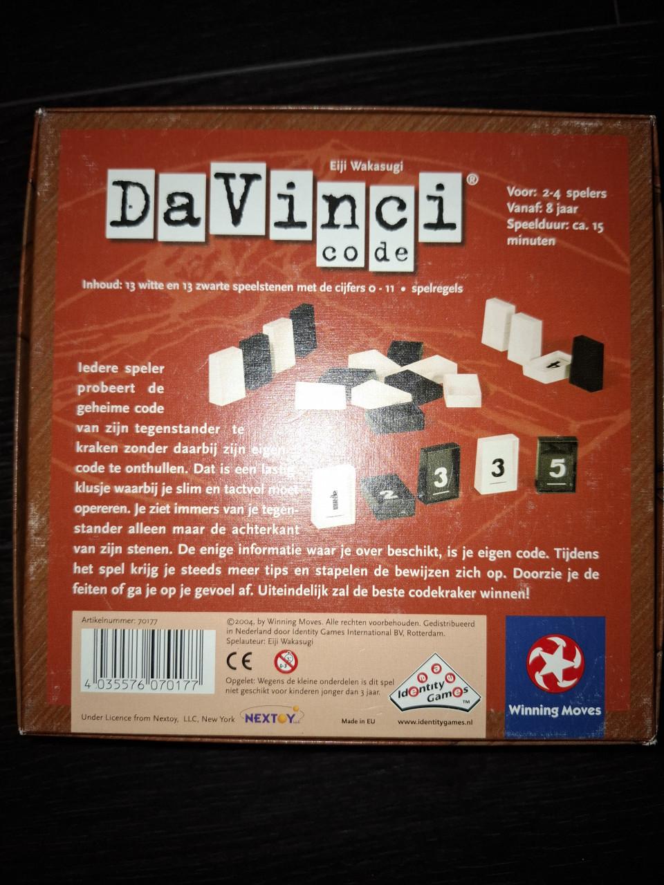 Spelletje Da Vinci Code
