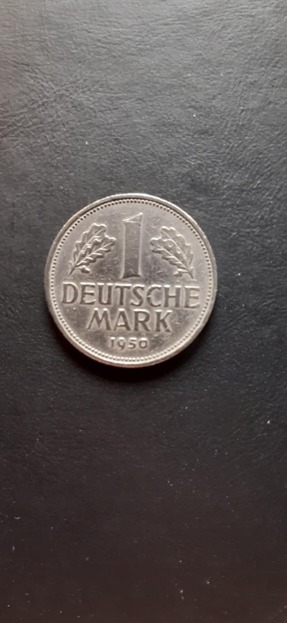 1 deutsche mark 1950 d