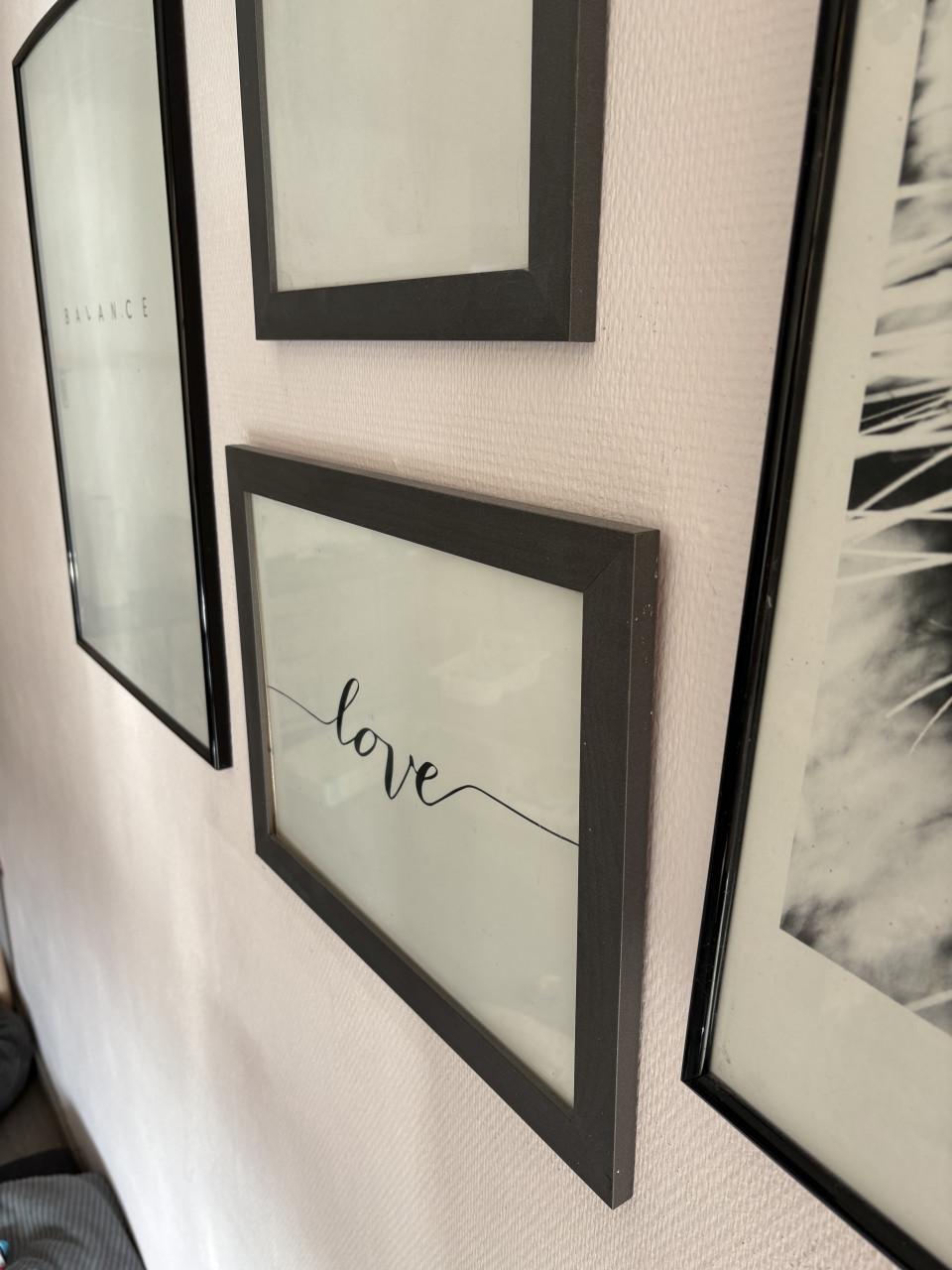 4 fotolijsten + 4 posters