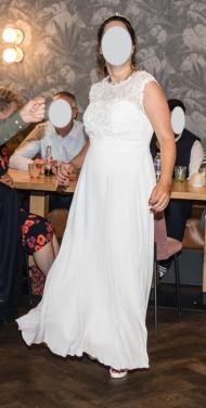 Maxi galajurk met kant