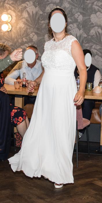 Maxi galajurk met kant