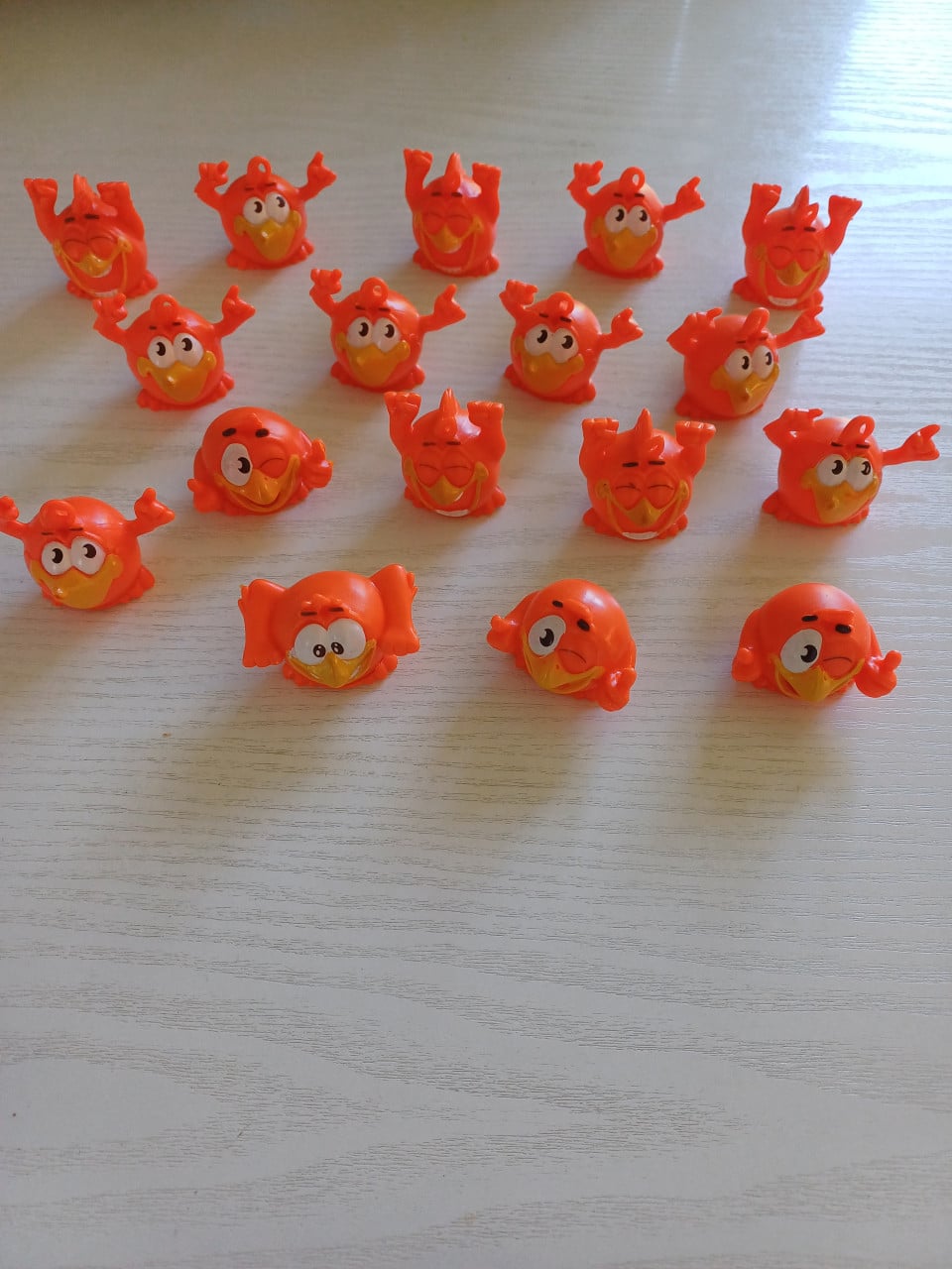 0ranje geluks vogeltjes met piepje ps.1,00