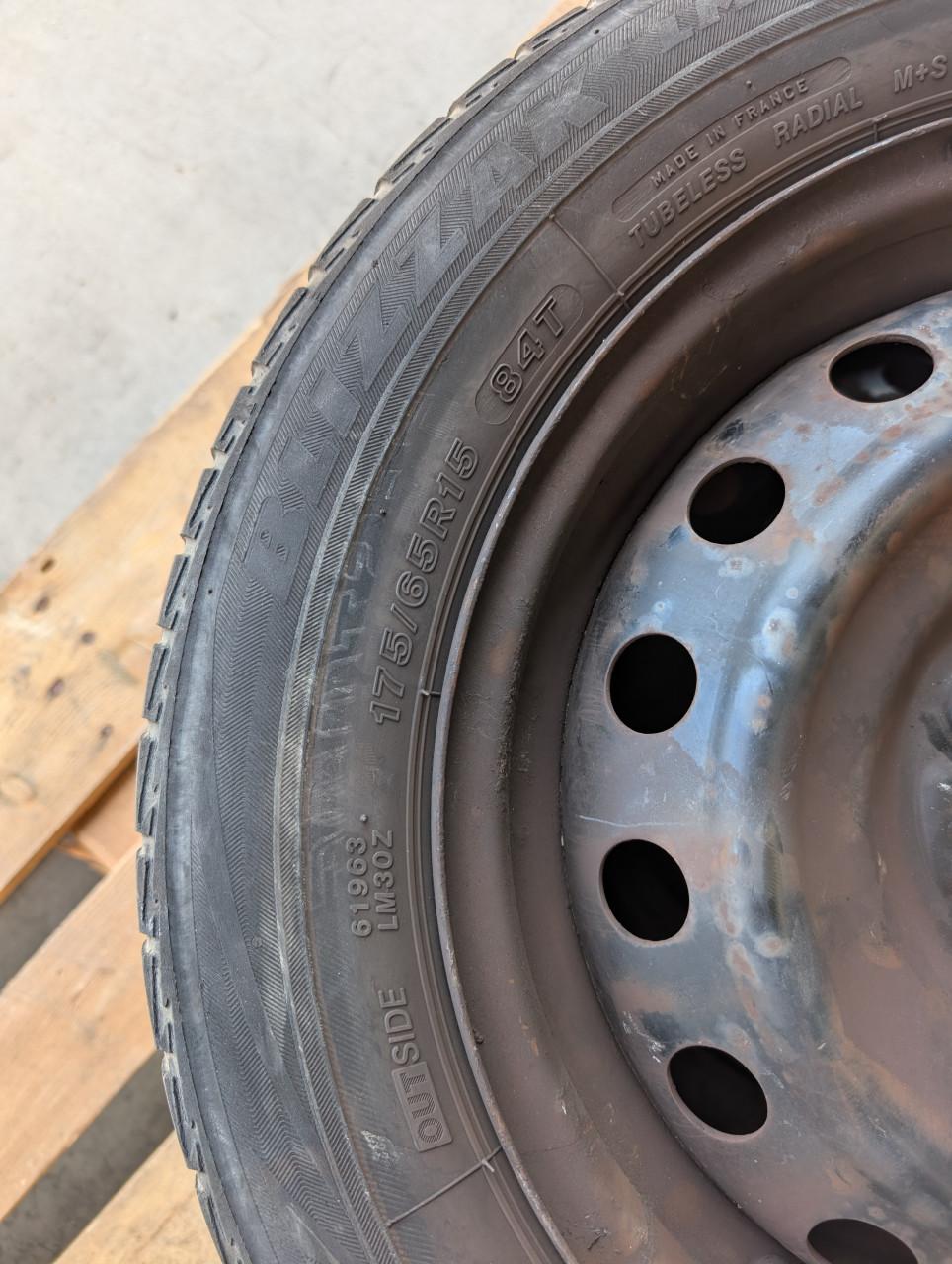 Winterband op velg 175/65 R15
