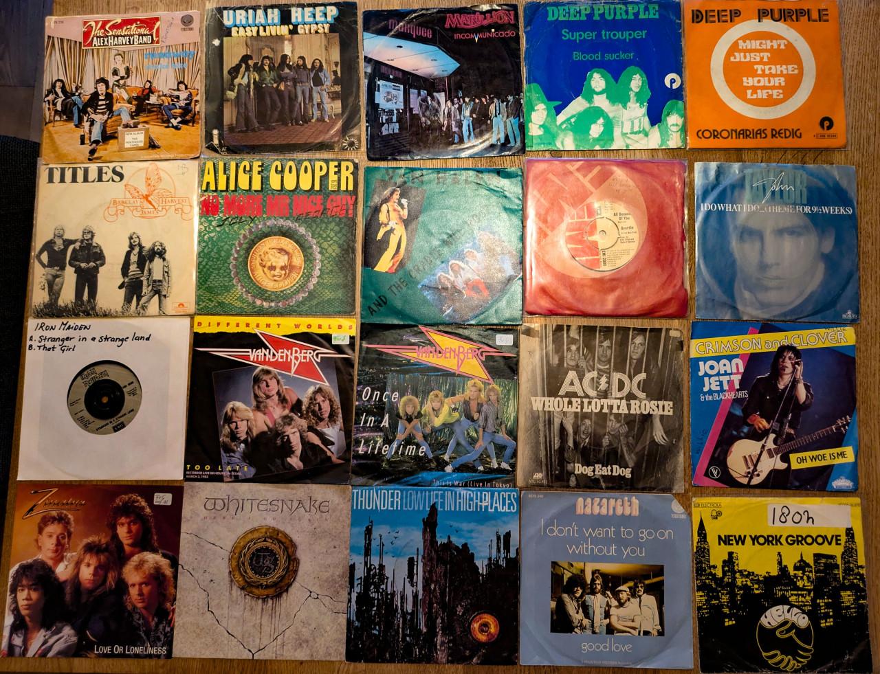 Partij 125 Vinyl Singles (70s/80s Pop, Rock & Hardrock)