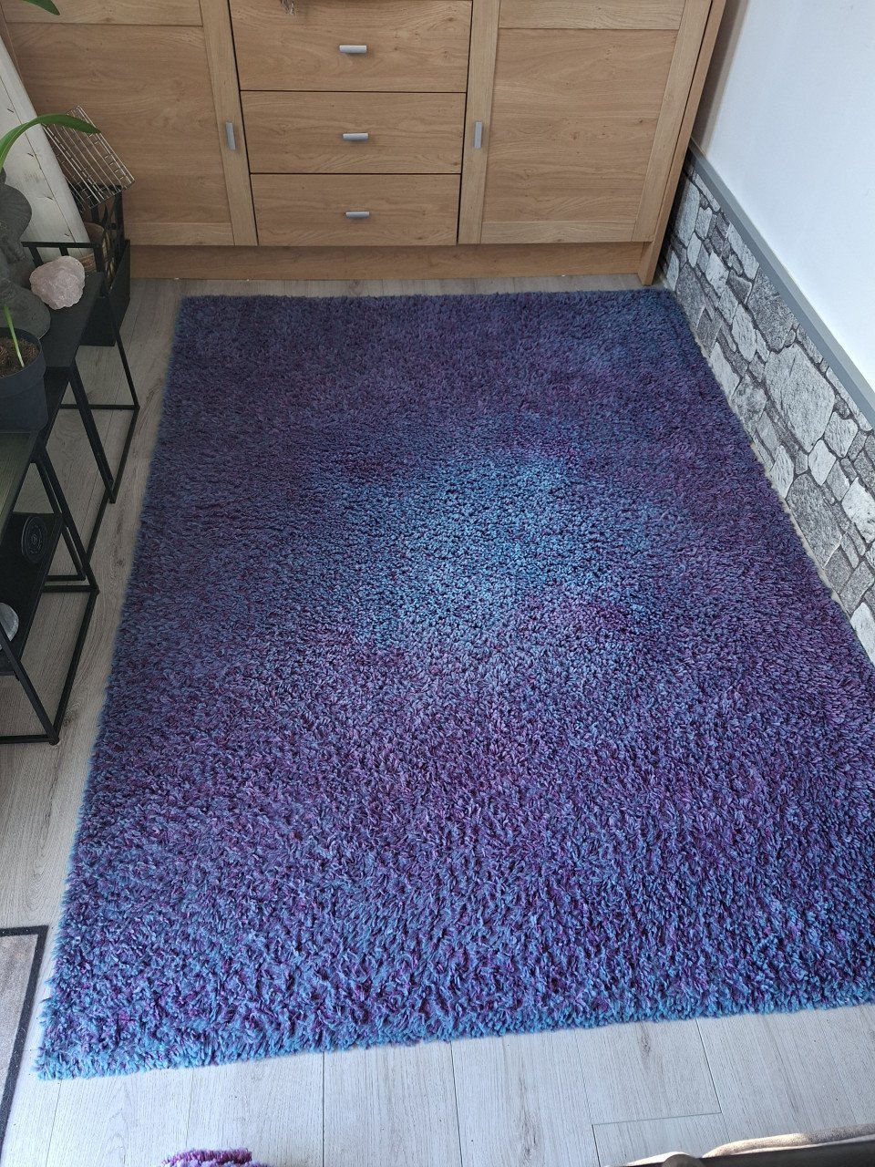 Paars/blauw kleed