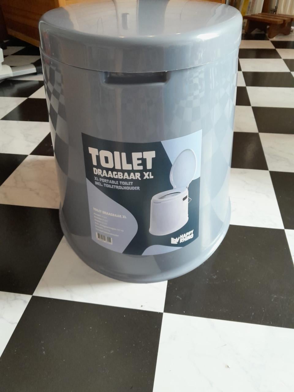 Happy Rhino draagbaar toilet XL nieuw in doos