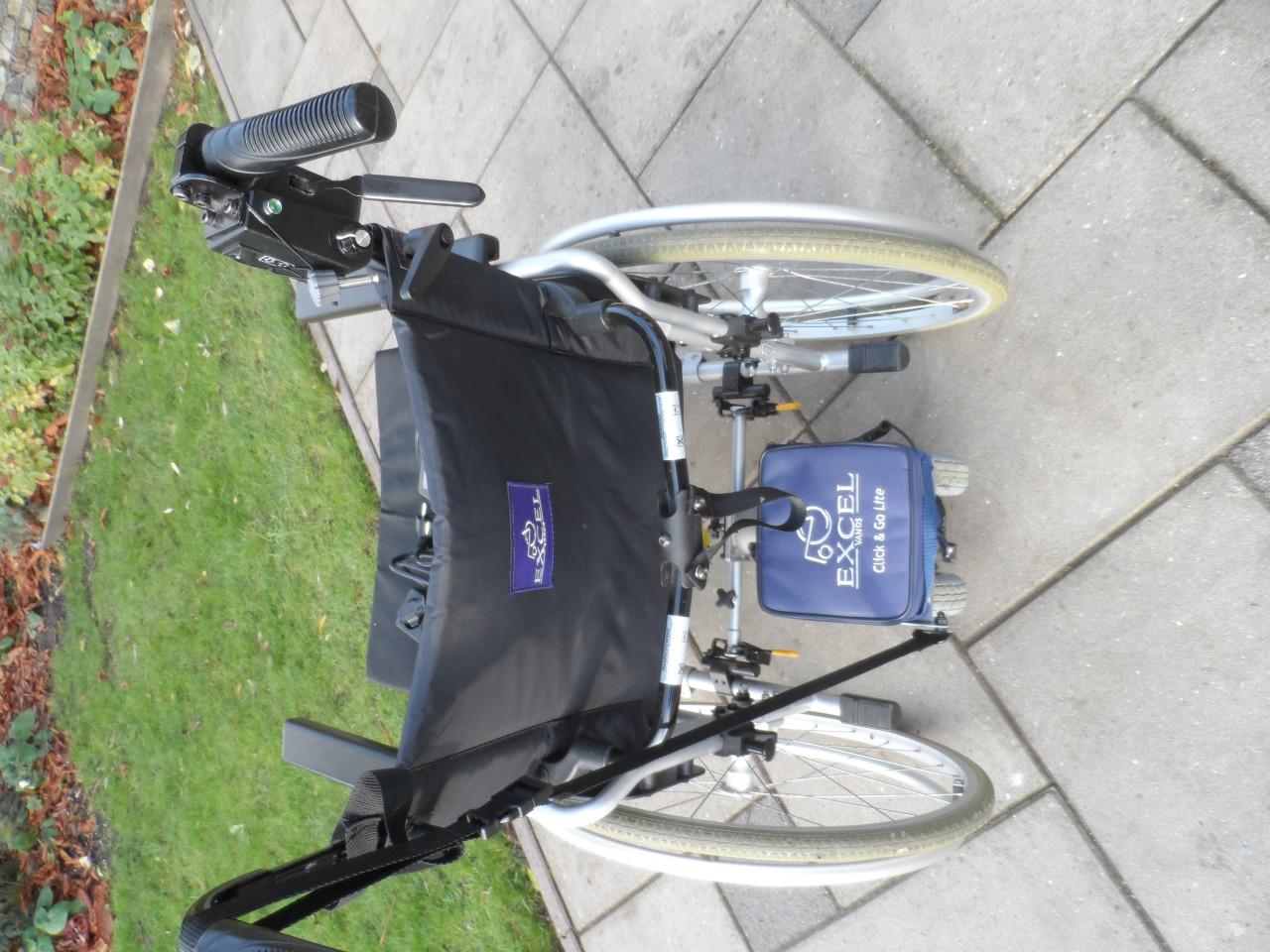 EXEL Vanos Click en Go Lite rolstoel met hulpondersteuning