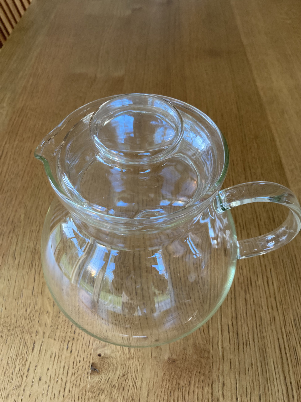 Glazen theepot