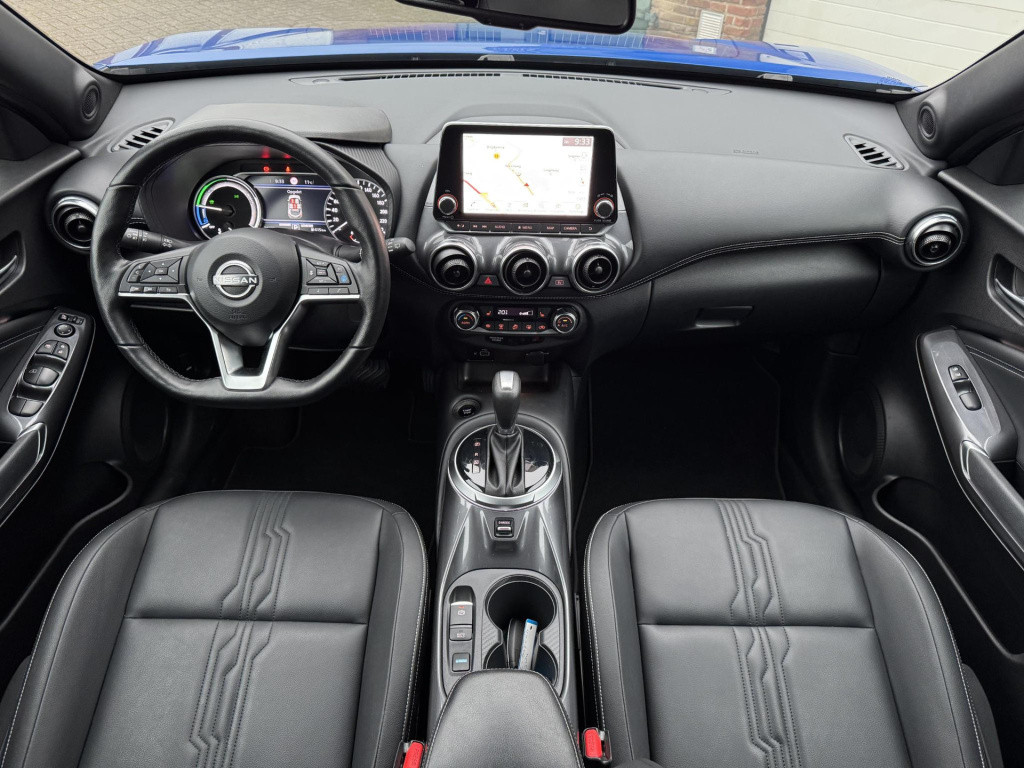 Nissan Juke 1.6 hybrid tekna sound + cold pack | leder | stuur- + stoelverw