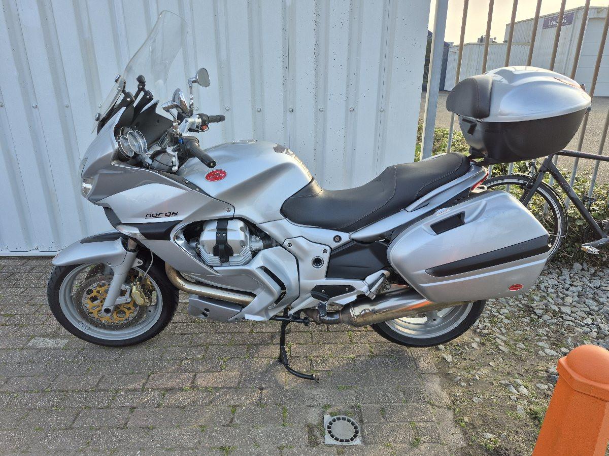 Moto Guzzi Norge 1200GTL uit 2010, flinke toermotor
