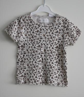 Luipaard shirt maat 104