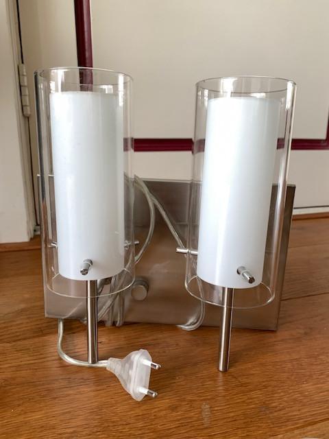 Wandlamp en bijzetlampje mooi setje