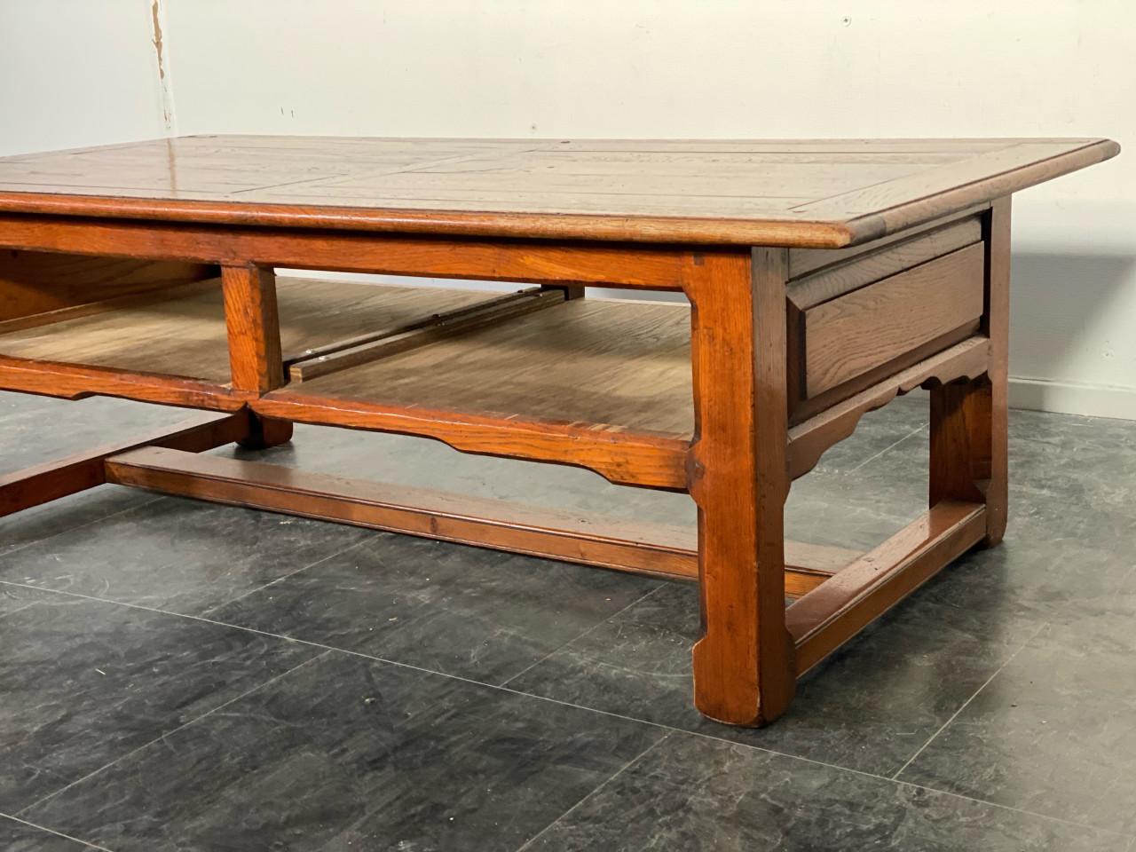 Prachtige Franse Boeren Salontafel.