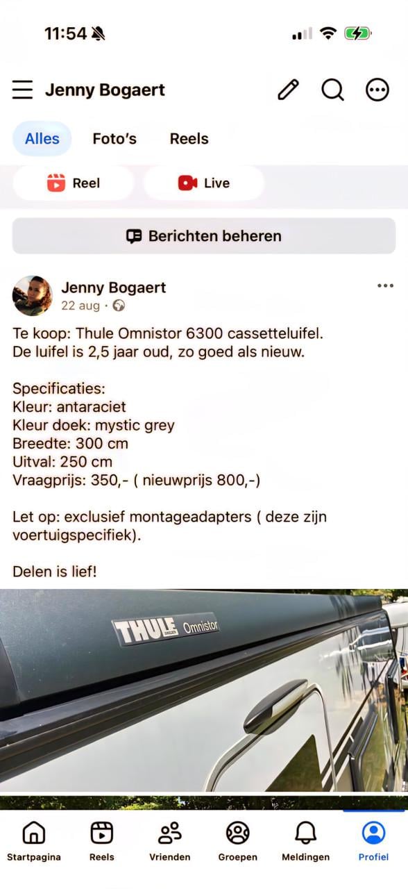 Omnistor luifel
