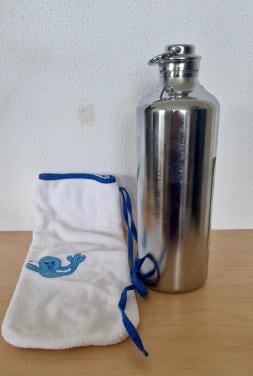 Roestvrijstalen bedkruik incl. kruikenzak