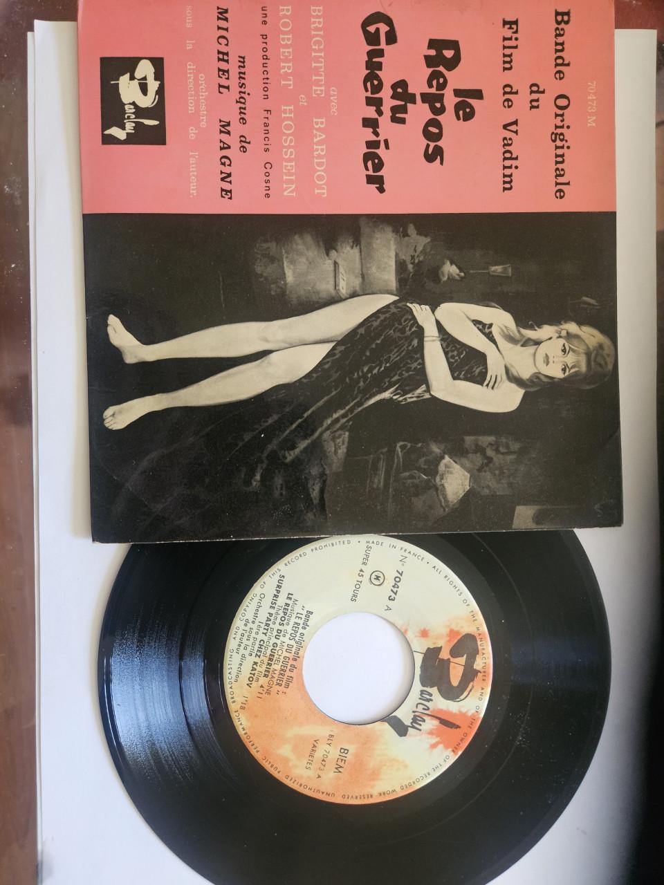 Brigitte Bardot vinyl "7" 5x