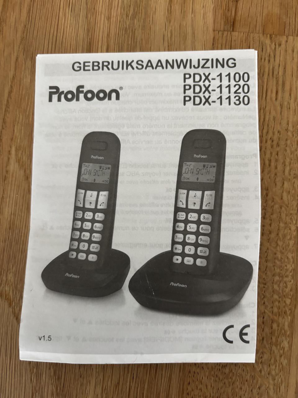 Profoon duo telefoon
