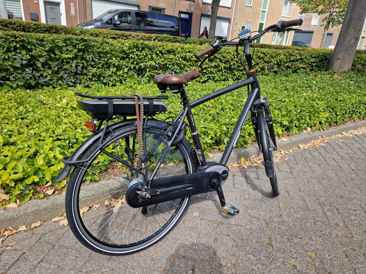 Schitterende Batavus elektrische heren fiets met Bosch middenmotor