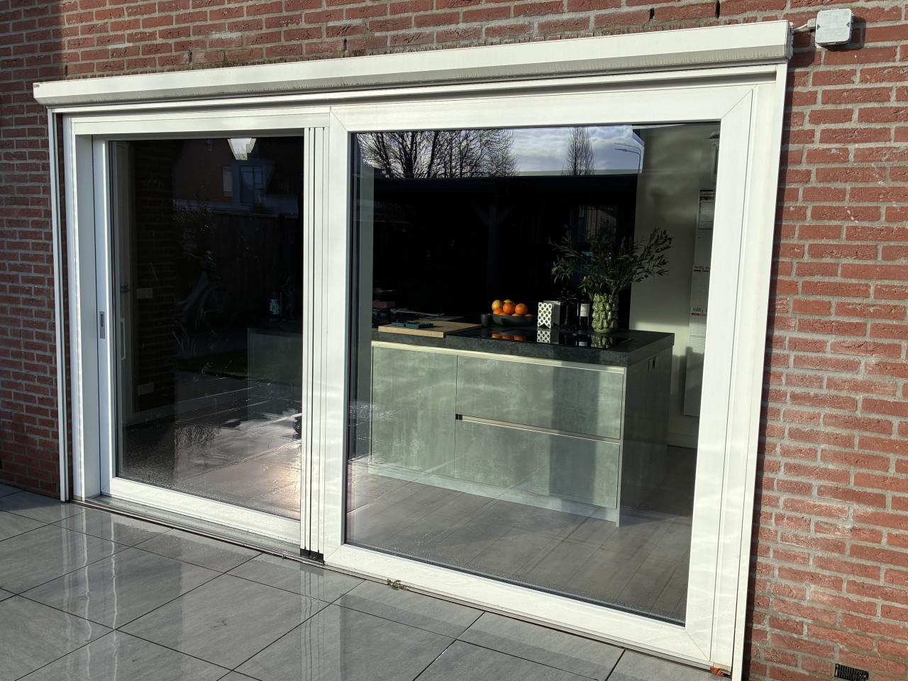 Kunststof hefschuifpui + toebehoren