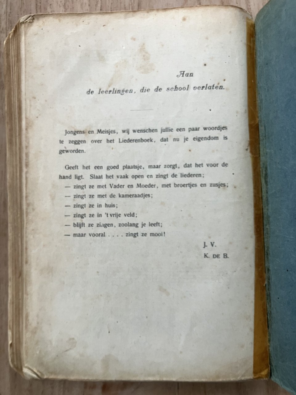 Boekje Kun je nog zingen (1914)