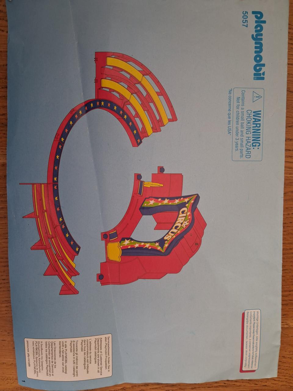 Playmobil circus met paardenact setnr 5057